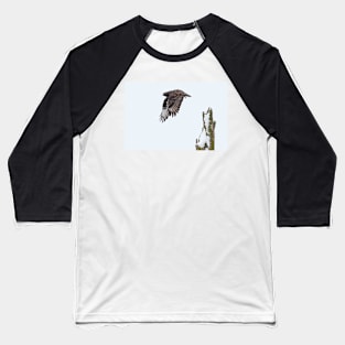 Rough-legged Hawk Baseball T-Shirt